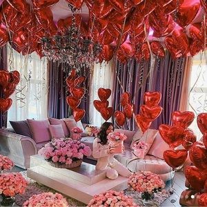 10” HEART foil balloons